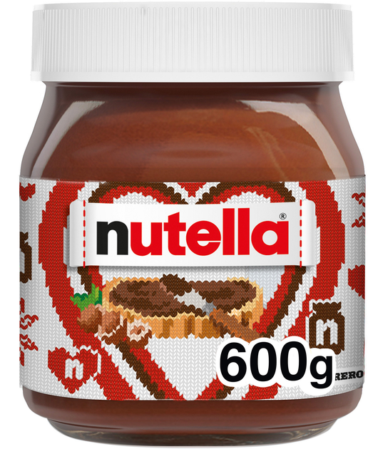 Акція на Горіхова паста з какао Nutella 600 г від Rozetka