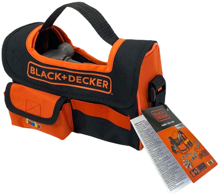 Сумка з інструментами Simba Black + Decker 21 предмет (3032163609193) - зображення 1