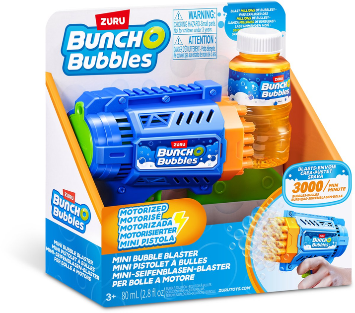 Бластер для мильних бульбашок Bunch O Bubbles Small S1 (4894680029354) - зображення 2