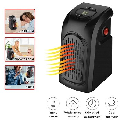 Электрический обогреватель Handy Heater 400W, Портативный обогреватель, Мини-обогреватель Без пульта - изображение 5
