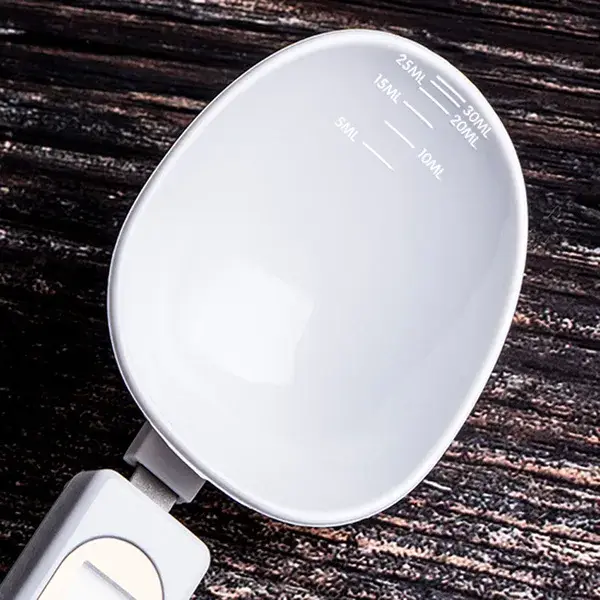 Электронная мерная ложка-весы цифровая до 500г Digital Spoon Scale белая для кухни специй - изображение 6