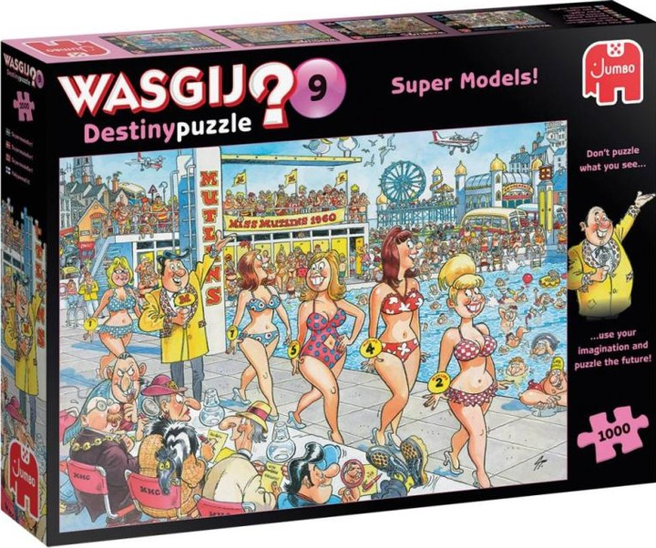 Puzzle Jumbo Wasgij ? Destiny 9 Super Models 1000 elementów 81931 (8710126819319) - obraz 1