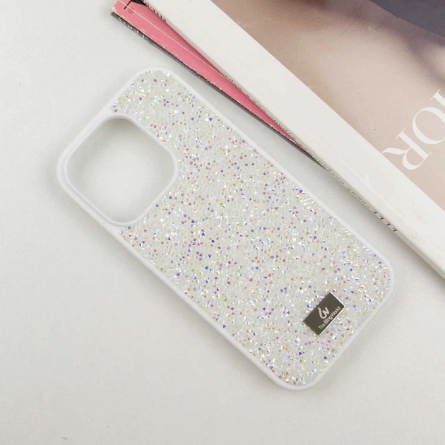 TPU чехол Bling World Rock Diamond для Apple iPhone 16 Pro Max (6.9") White - Фото 2 TPU чехол Bling World Rock Diamond для Apple iPhone 16 Pro Max (6.9") White - изображение 2