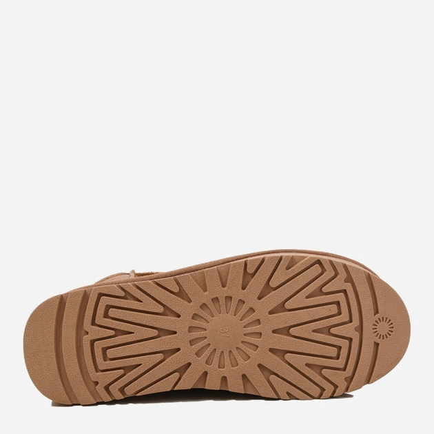 Женские угги низкие кожаные с мехом Allshoes 187713 39 Коричневые (ROZ6501055073) - Фото 6 Женские угги низкие кожаные с мехом Allshoes 187713 39 Коричневые (ROZ6501055073) - изображение 6
