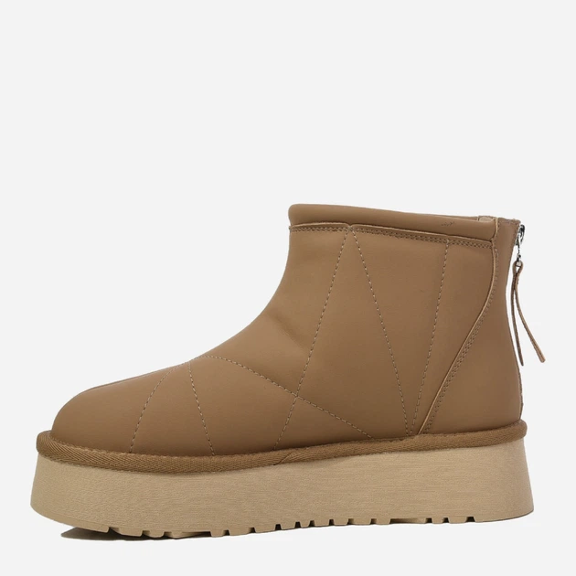 Женские угги низкие кожаные с мехом Allshoes 187866 40 Коричневые (ROZ6501055110) - Фото 3 Женские угги низкие кожаные с мехом Allshoes 187866 40 Коричневые (ROZ6501055110) - изображение 3