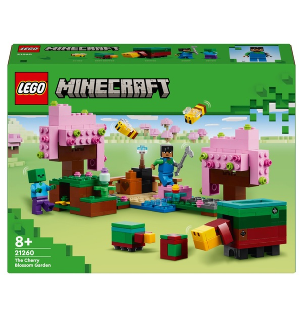 Конструктор Лего Майнкрафт Сад квітучої вишні Lego Minecraft The Cherry Blossom Garden 21260 - зображення 2