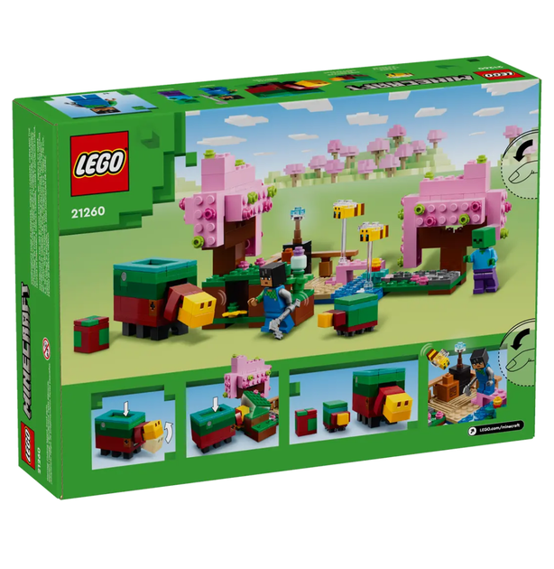 Конструктор Лего Майнкрафт Сад квітучої вишні Lego Minecraft The Cherry Blossom Garden 21260 - зображення 3
