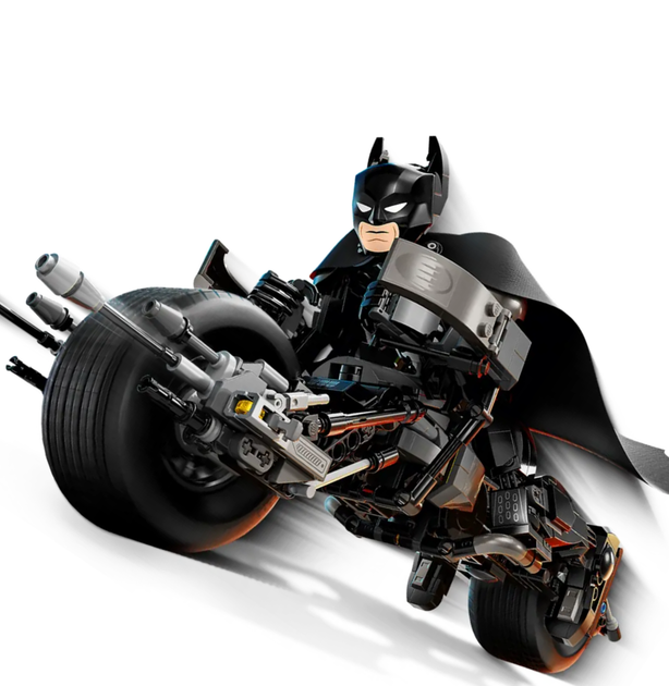 Конструктор Лего ДС Бэтмен Бэтмен и бетцикл Lego DC Batman Construction Figure and the Bat-Pod Bike76273 - изображение 6