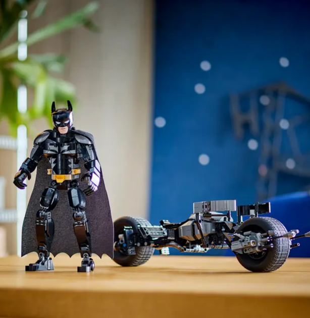 Конструктор Лего ДС Бэтмен Бэтмен и бетцикл Lego DC Batman Construction Figure and the Bat-Pod Bike76273 - изображение 7
