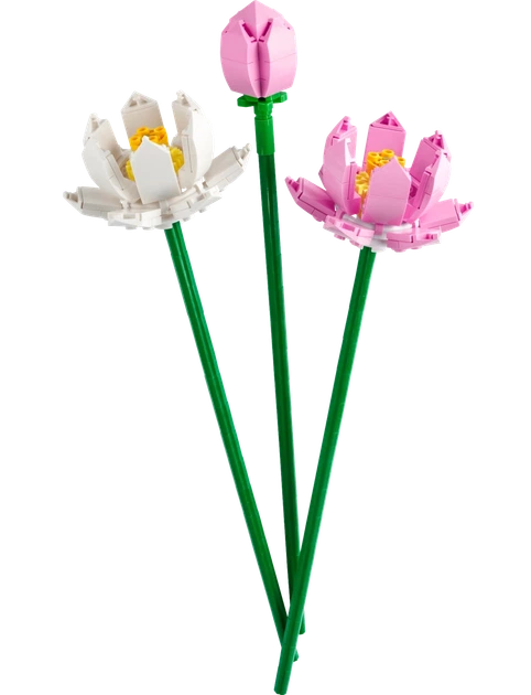 Конструктор Лего Квіти Лотоса Lego Lotus Flowers 40647 - Фото 9 Конструктор Лего Квіти Лотоса Lego Lotus Flowers 40647 - зображення 9
