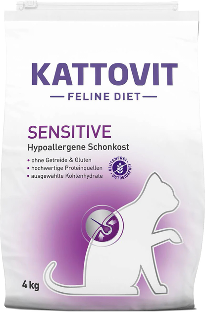 Сухий корм для кішок Kattovit Sensitive 4 кг (4000158771667) - зображення 1