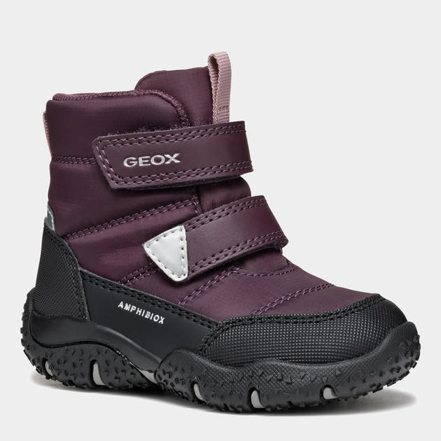 Детские зимние ботинки для девочки Geox B4654B-0FU50-C7J9B 25 Розовый/Черный (8056206939936) 