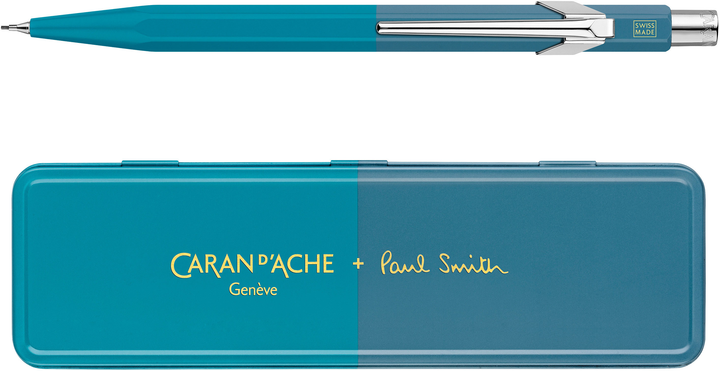 Олівець механический Caran d'Ache Paul Smith HB Блакитний (7630002354530) - зображення 1