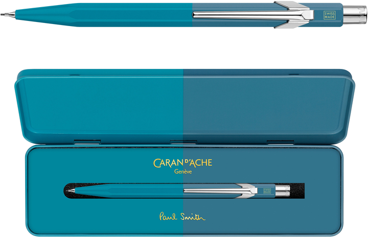 Олівець механический Caran d'Ache Paul Smith HB Блакитний (7630002354530) - зображення 2