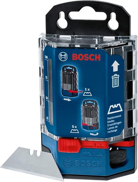 Ostrza do noży Bosch 1600A01V3J w dozowniku 50 szt (4059952523538) - obraz 5