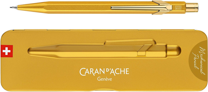 Ołówek mechaniczny Caran d'Ache 849 Goldbar (7630002349338) - obraz 1