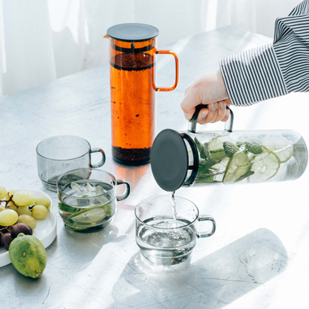 Глечик для Cold Brew Hario Colors Cold Brew Pitcher Бурштиновий 800 мл (4977642414693) - зображення 3