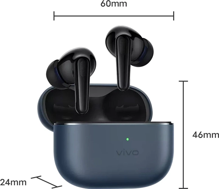 Наушники Vivo TWS 4 Blue - Фото 3 Наушники Vivo TWS 4 Blue - изображение 3