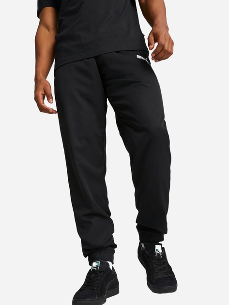 Спортивні штани чоловічі Puma Active Woven Pants 586733-01 M Чорні (4063697485044) - зображення 1