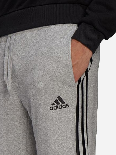 Спортивні штани чоловічі adidas M 3S Ft Te Pt GK9001 4XL/T Сірі (4062065098527) - зображення 3