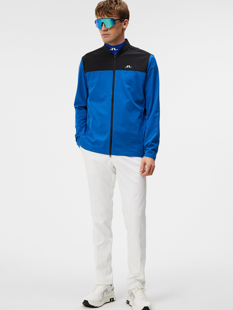 Bluza sportowa męska rozpinana J. Lindeberg jlgmow09458-o346 M Błękitna (7310420971754) - obraz 3