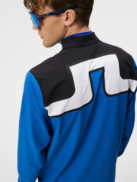 Bluza sportowa męska rozpinana J. Lindeberg jlgmow09458-o346 M Błękitna (7310420971754) - obraz 4