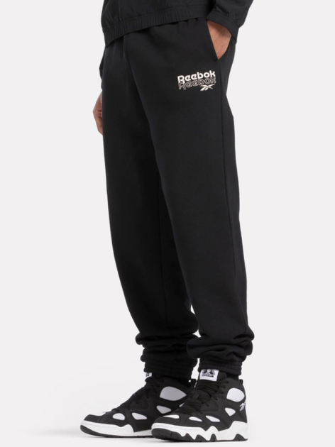 Спортивні штани чоловічі Reebok Ri Brand Proud Jogger 100076460 2XL Чорні (1200143340844) - зображення 3