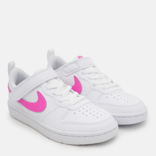 Детские кеды для девочки Nike Court Borough Low Recraft (Ps) DV5457-113 34 (2.5Y) Белые (197597335384) 