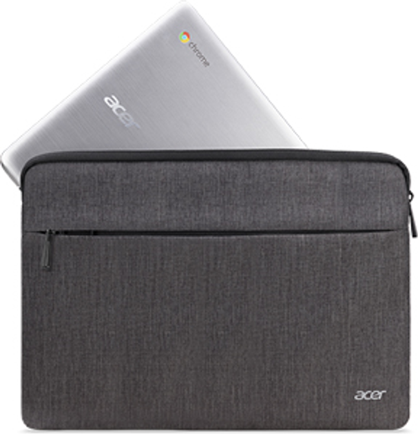 Чохол для ноутбука Acer Dual Tone 14" Dark Gray (NP.BAG1A.294) - зображення 3