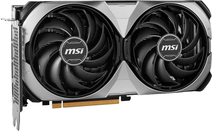 Відеокарта MSI PCI-Ex GeForce RTX 4070 VENTUS 2X E1 12G OC 12GB GDDR6 (192bit) (2520/20000) (HDMI, 3 x DisplayPort) (RTX 4070 VENTUS 2X E1 12G OC) - зображення 2