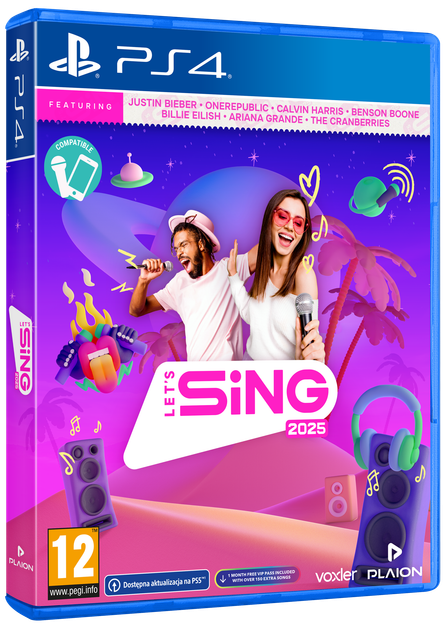 Гра PS4 Let's Sing 2025 (Blu-ray диск) (4020628582159) - зображення 1