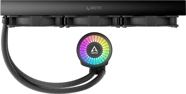 System chłodzenia cieczą Arctic Liquid Freezer III 420 A-RGB Black (ACFRE00145A) - obraz 3