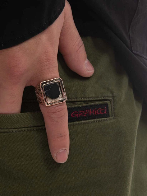 Krótkie spodenki męskie bawełniane Gramicci G106-OGS-OLIVE XL Zielone (195612195258) - obraz 6