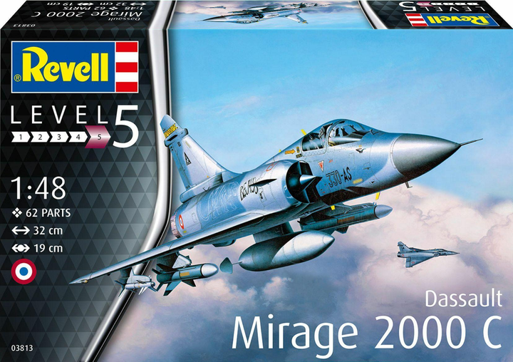 Пластикова модель Revell Dassault Mirage 2000c 1/48 (4009803038131) - зображення 1