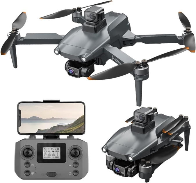 Квадрокоптер LYZRC L600 PRO MAX с 3-осевым подвесом, GPS, 4K камерой, лазерным обходом препятствий, FPV до 1500 м, до 28 мин полета + сумка - изображение 7