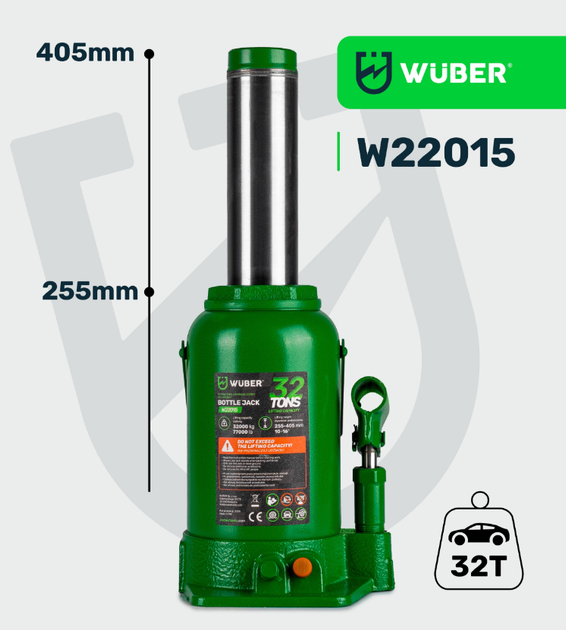 Гидравлический домкрат 32 т Wuber - изображение 3