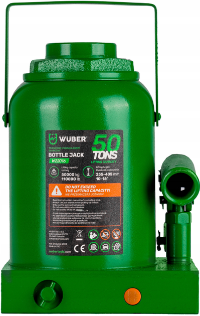 Гідравлічний домкрат 50 тонн Wuber - зображення 2