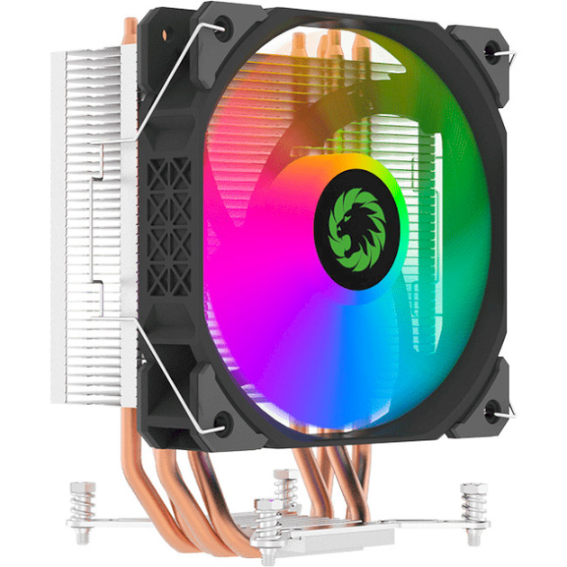 Процессорный кулер GameMax Ice Blade Frgb 120 мм FRGB-подсветка Intel/AMD Черный - изображение 1