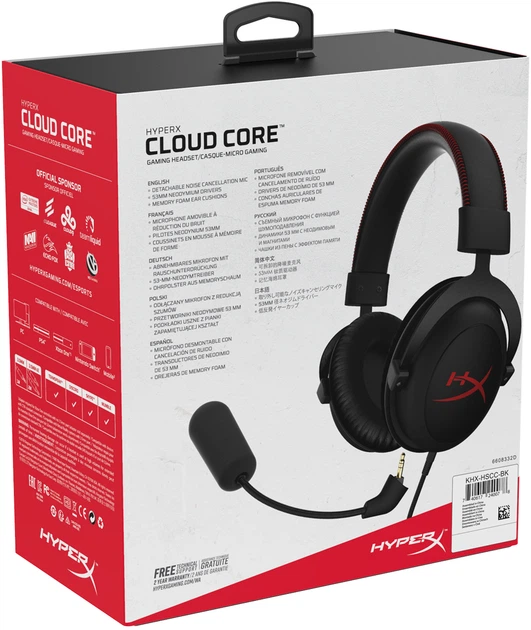 Навушники HyperX Cloud Core (KHX-HSCC-BK) - зображення 8