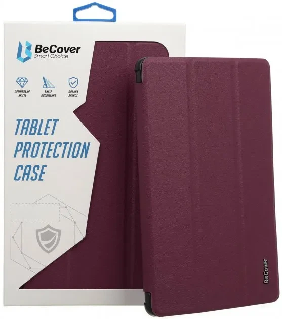 Чехол-книжка BeCover Smart Leather Case для Xiaomi Mi Pad 5/5 Pro Red Wine (707580) [77328] - изображение 5