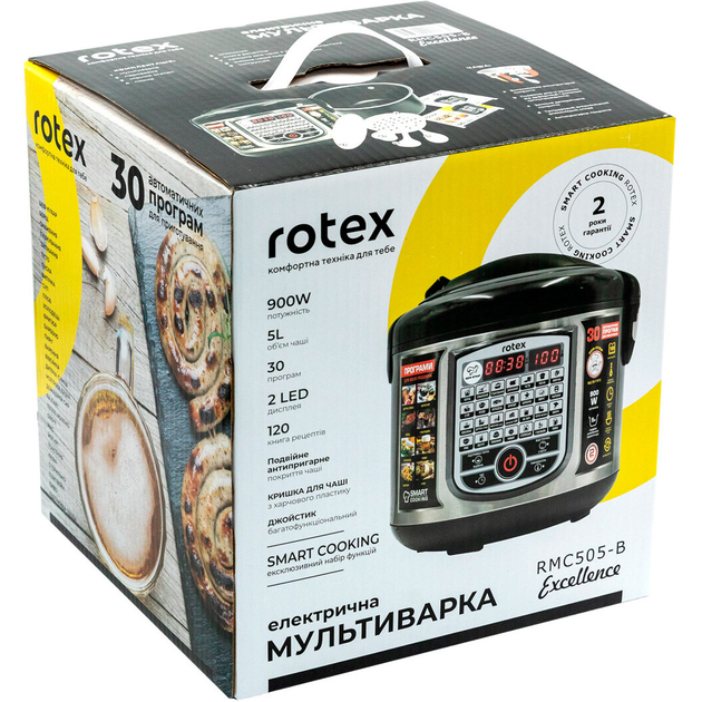 Мультиварка Rotex RMC505-B Excellence [89480] - изображение 6