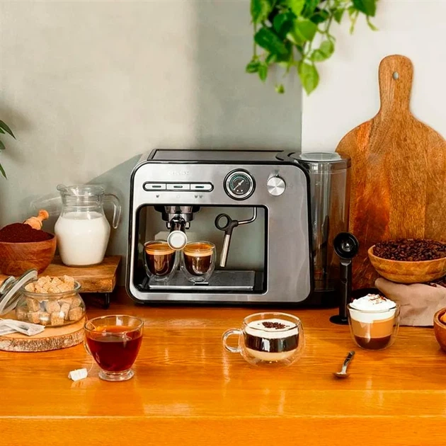 Кофеварка рожковая Cecotec Power Espresso 20 Square Pro (CCTC-01983) [109547] - изображение 3