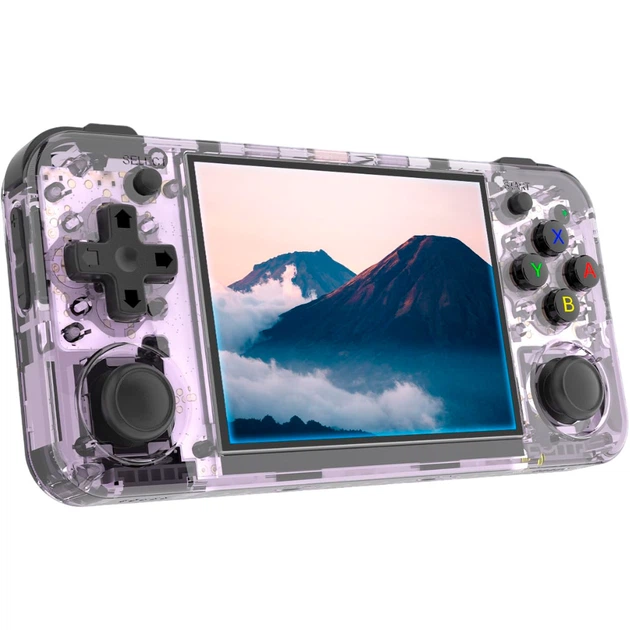 Ретро игровая приставка Anbernic RG35XX H 64GB Transparent Purple