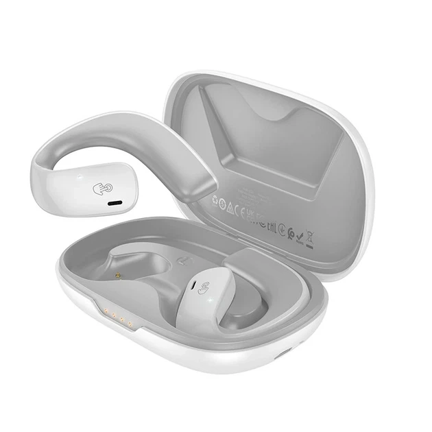 Навушники HOCO EQ4 Graceful true wireless BT headset White - Фото 5 Навушники HOCO EQ4 Graceful true wireless BT headset White - зображення 5