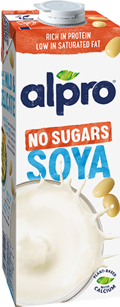 Напій соєвий Alpro без цукру 1 л (5411188543398) - зображення 1
