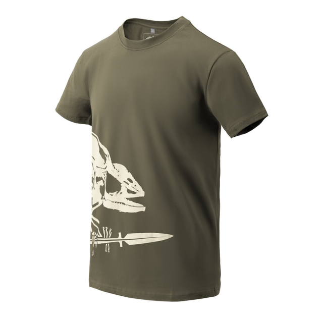 Мужская тактическая футболка Helikon-Tex Full Body Skeleton - S Olive Green (TS-FBS-CO-02-B03) - изображение 1