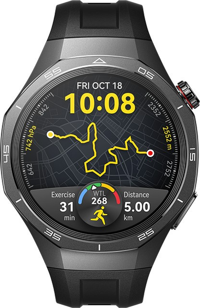 Smartwatch Huawei Watch GT 5 Pro 46mm Black (55020DKD) - obraz 3