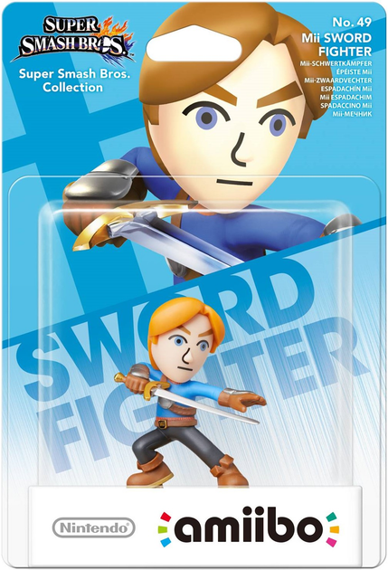 Фігурка Nintendo Amiibo Mii Sword Fighter (0045496353117) - зображення 1