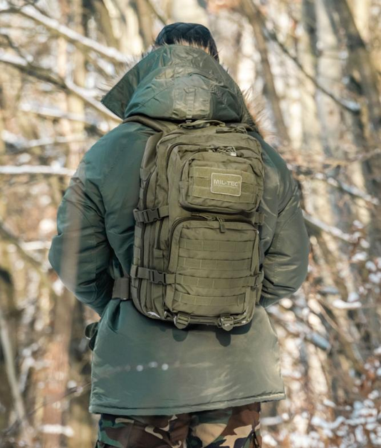 Рюкзак тактичний Mil-Tec Assault Pack Large 36 л Olive - изображение 2