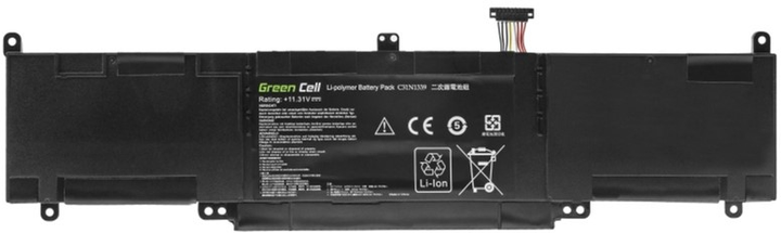 Акумулятор Green Cell для ноутбуків Asus ZenBook UX303 UX303U UX303UA UX303UB UX303L 11.31V 3500mAh (5903317225140) - зображення 4